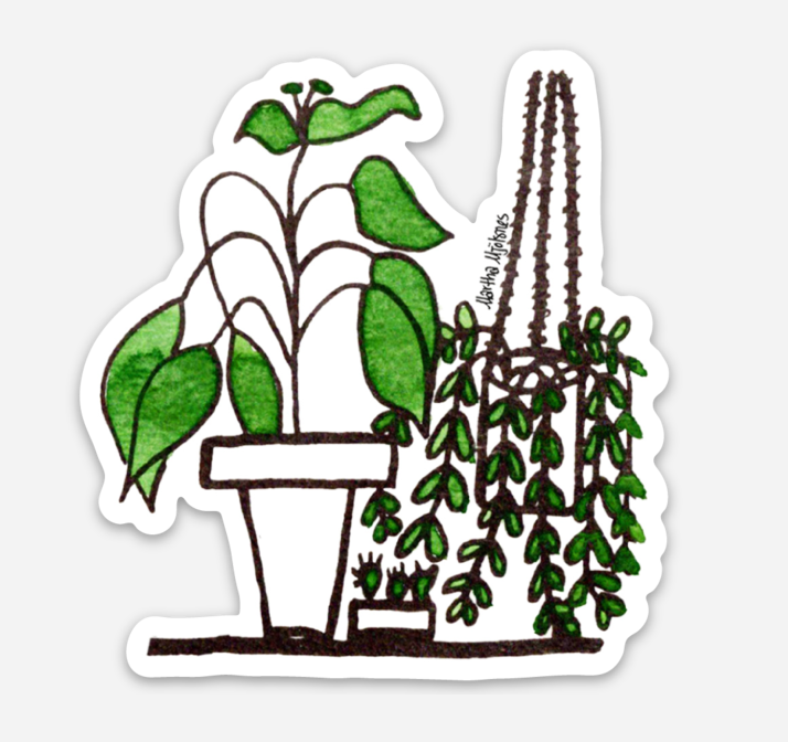 House Plant Sticker 3 Sticker – Little Viking Art