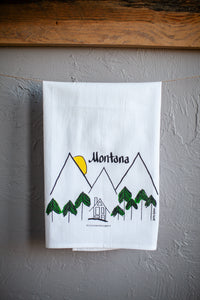 Cats and Mountains Tea Towel Set